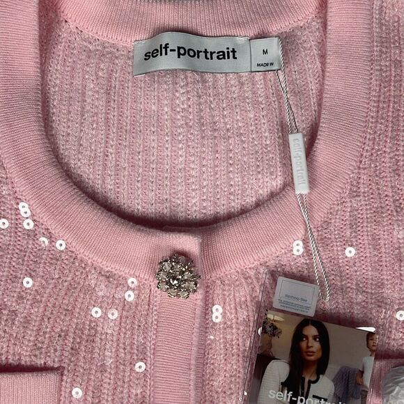 NWT…..Self-Portrait Blush Pink Mini Dress - Picture 12 of 16